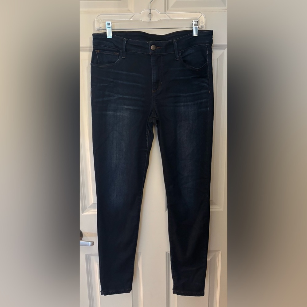 Joe’s THE ICON Stretch Mid Rise Skinny Ankle, Dark Wash, Size 30 - Picture 5 of 13